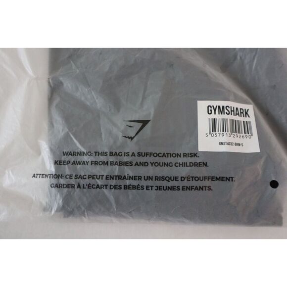 Gymshark GMST4032 Men's Sz Small Black S/S Nylon Blend Arrival T-Shirt - Picture 6 of 6